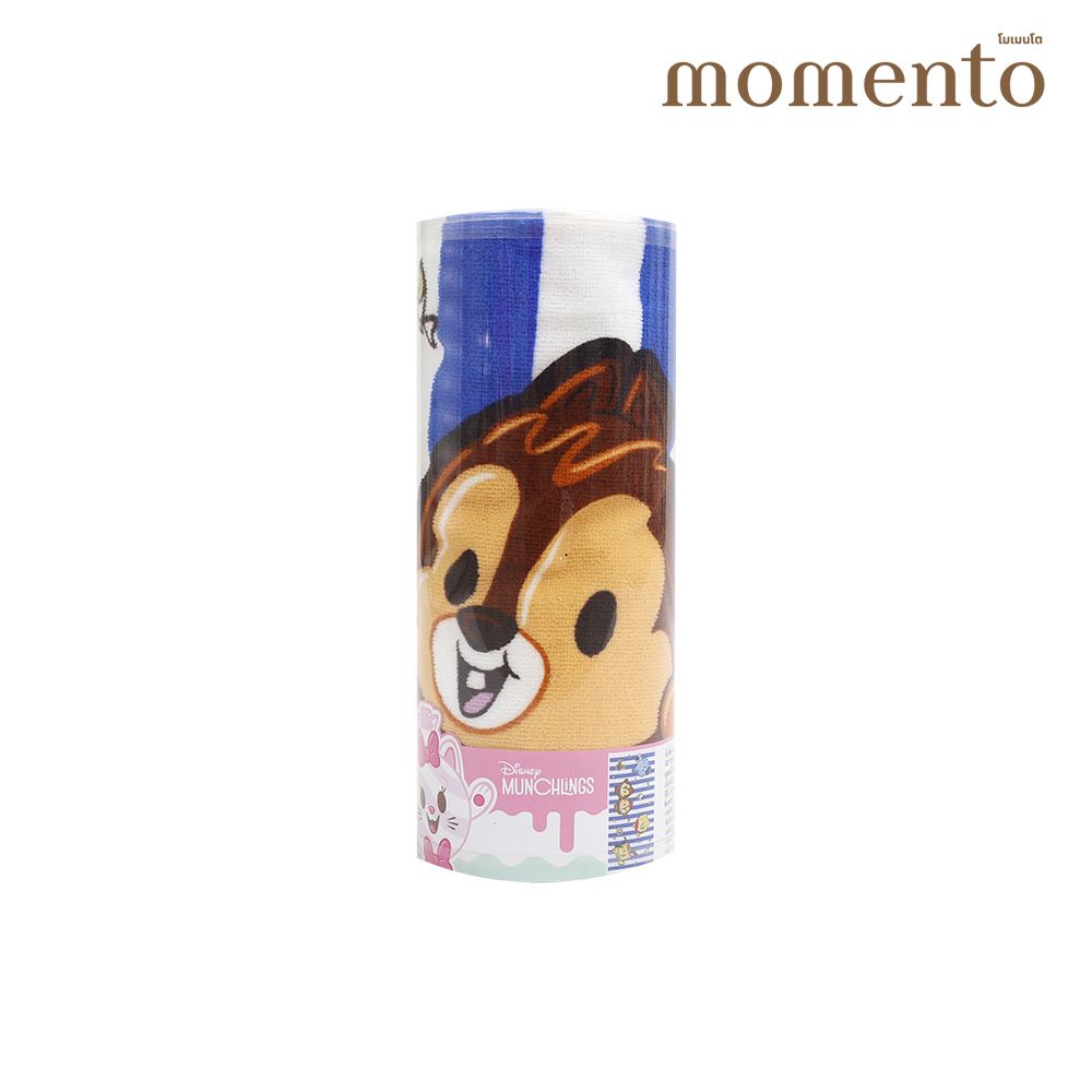 โมเมนโต ผ้าขนหนูไมโคร MICKEY สีน้ำเงิน 27X54 นิ้ว