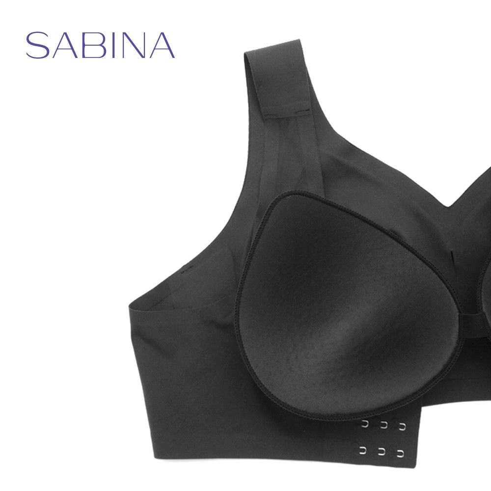 SABINA INVISIBLE WIRE BRA SBK111 BLACK SIZE M