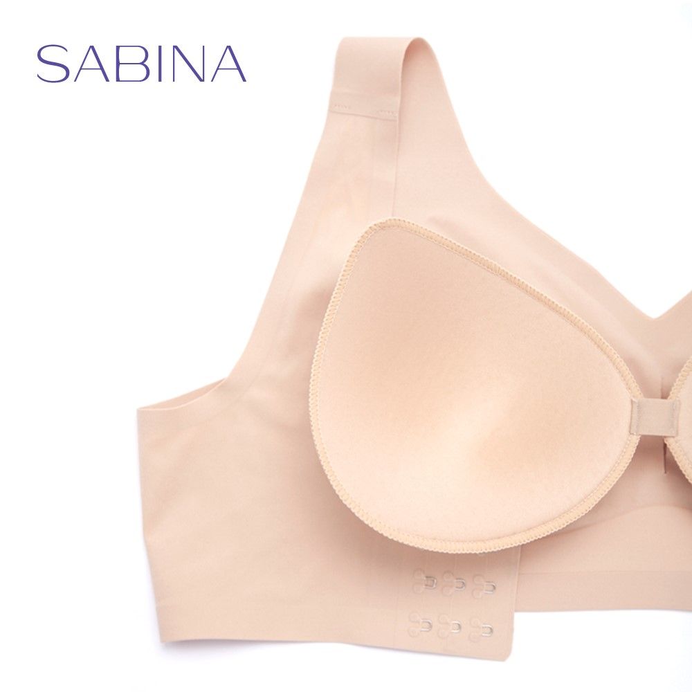 SABINA เสื้อชั้นใน ไม่มีโครง SBK111 สีเนื้อเข้ม ไซซ์ S