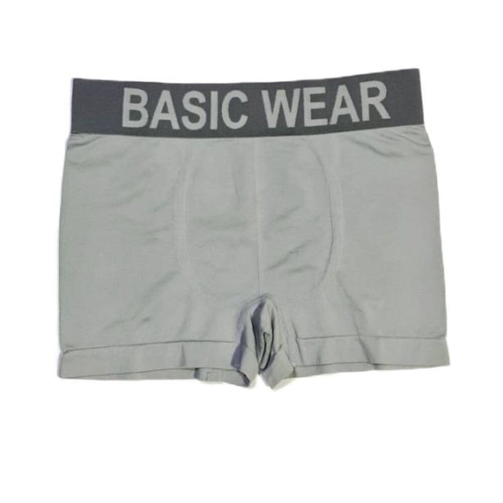 BW BASICWEAR SEAMLESS TRUNK P1 GREY SIZE L