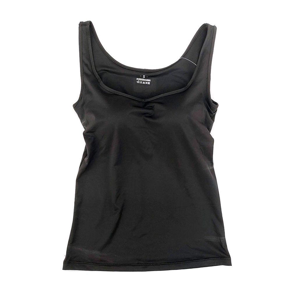 MESTYLE PAD CAMISOLE TANK TOP BLACK SIZE XL