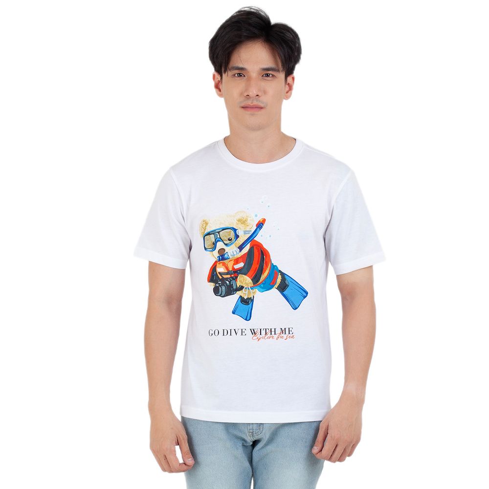 ME STYLE S/S T-SHIRT WHITE SIZE S