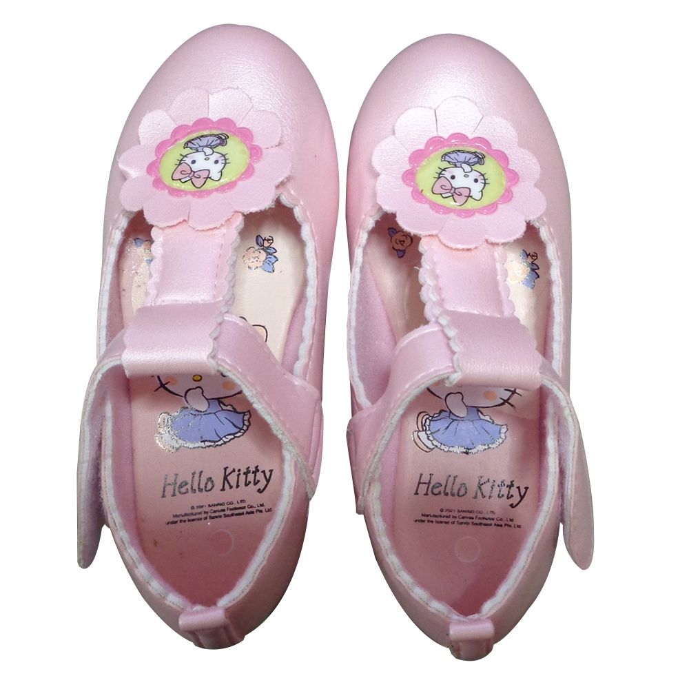 รองเท้าคัทชูเด็กหญิง KITTY สีชมพู ไซส์ 28