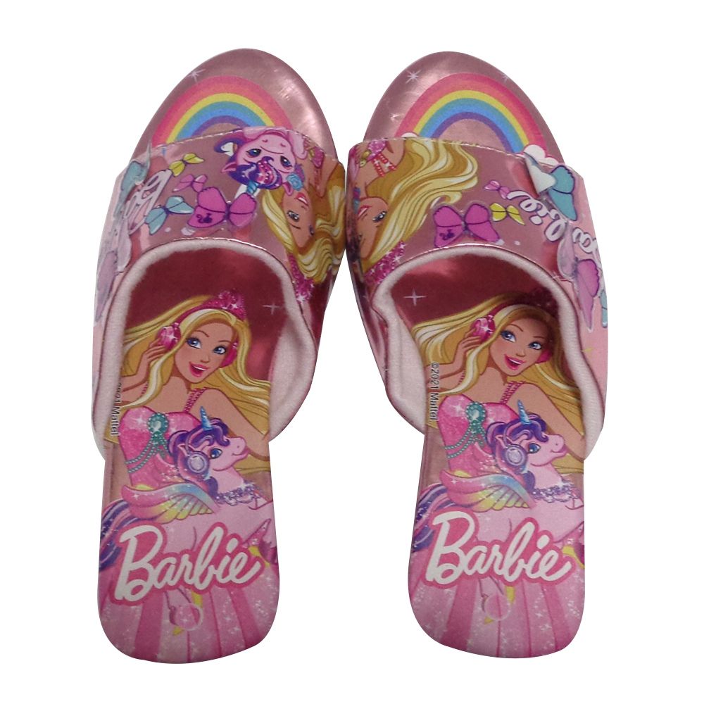รองเท้าเด็กหญิง BARBIE ส้นแก้วมีไฟ ไซส์ 29