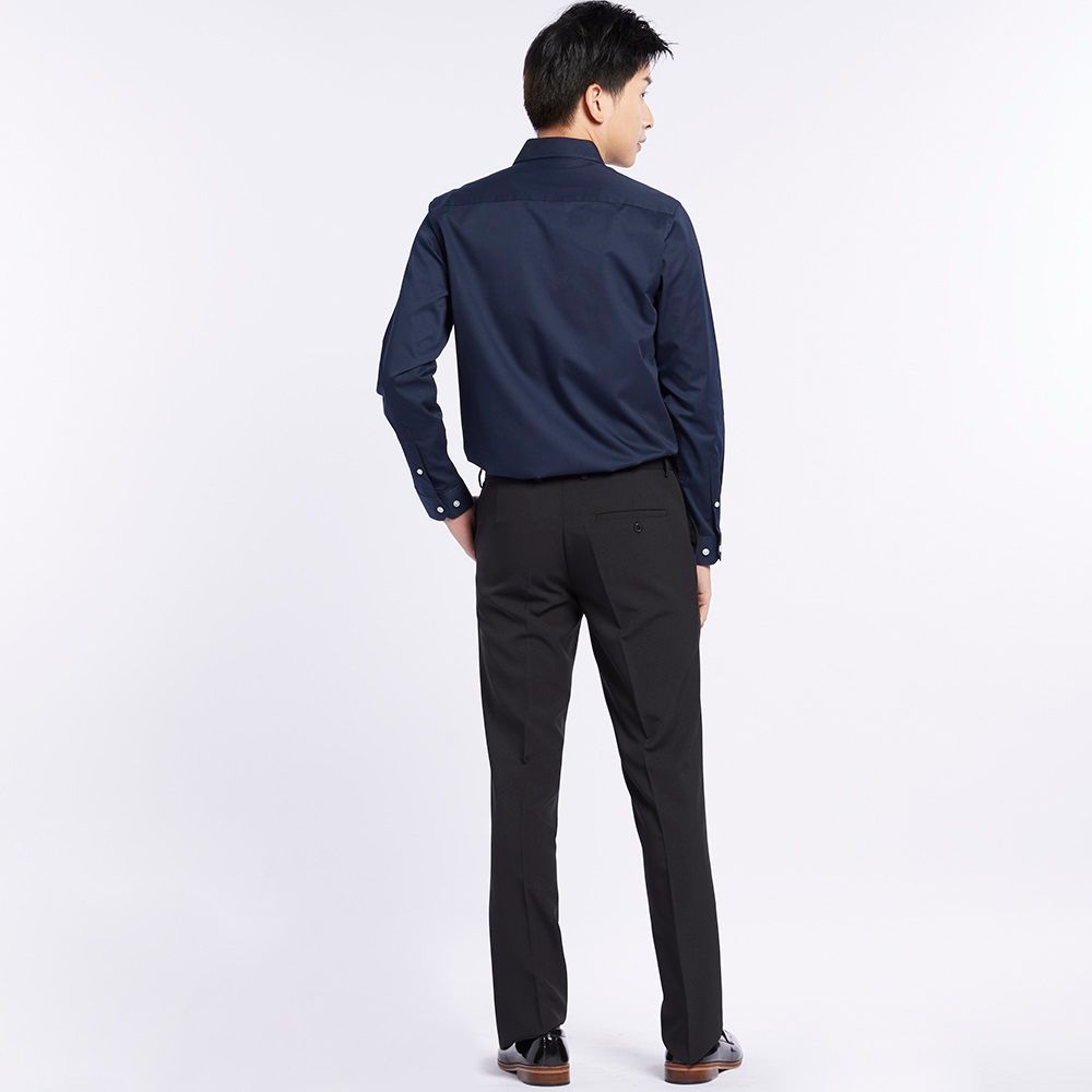 เสื้อแขนยาวเข้ารูปสีกรมท่า 15.5 (S)
