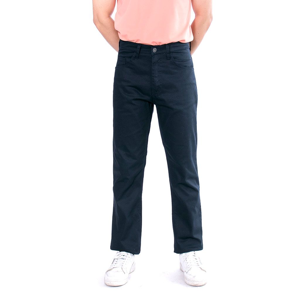 MESTYLE กางเกงผ้าทวิล REGULAR สีกรมท่า ไซซ์ 34