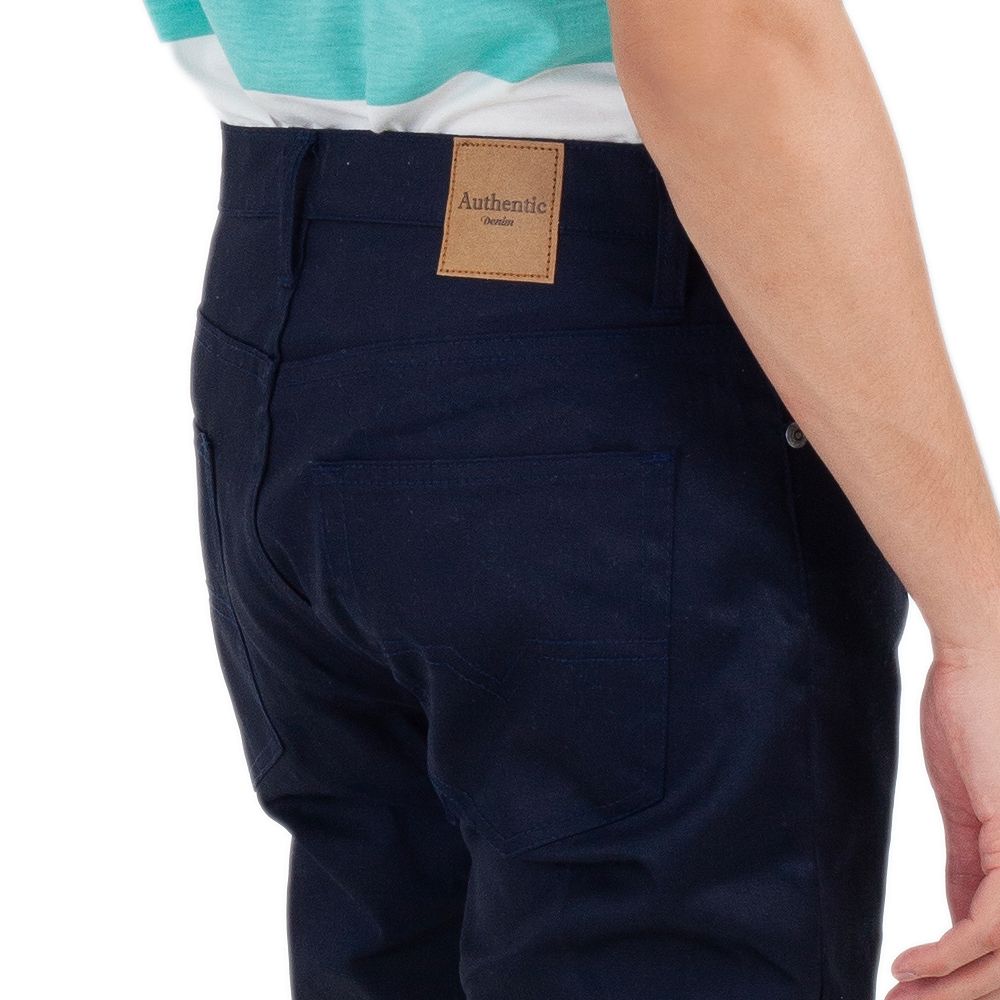 MESTYLE กางเกงผ้าทวิล SLIM FIT สีกรมท่า ไซซ์ 38