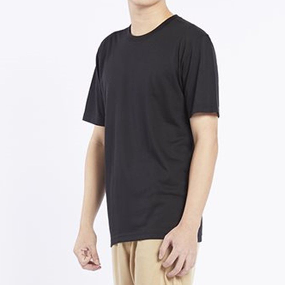 MESTYLE เสื้อสีพื้นสีดำ ไซซ์ M