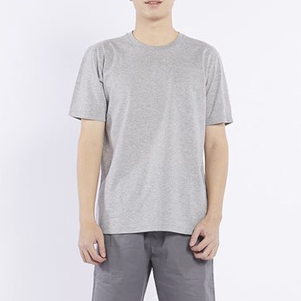 MESTYLE เสื้อสีพื้น สีเทาเข้ม ไซซ์ M