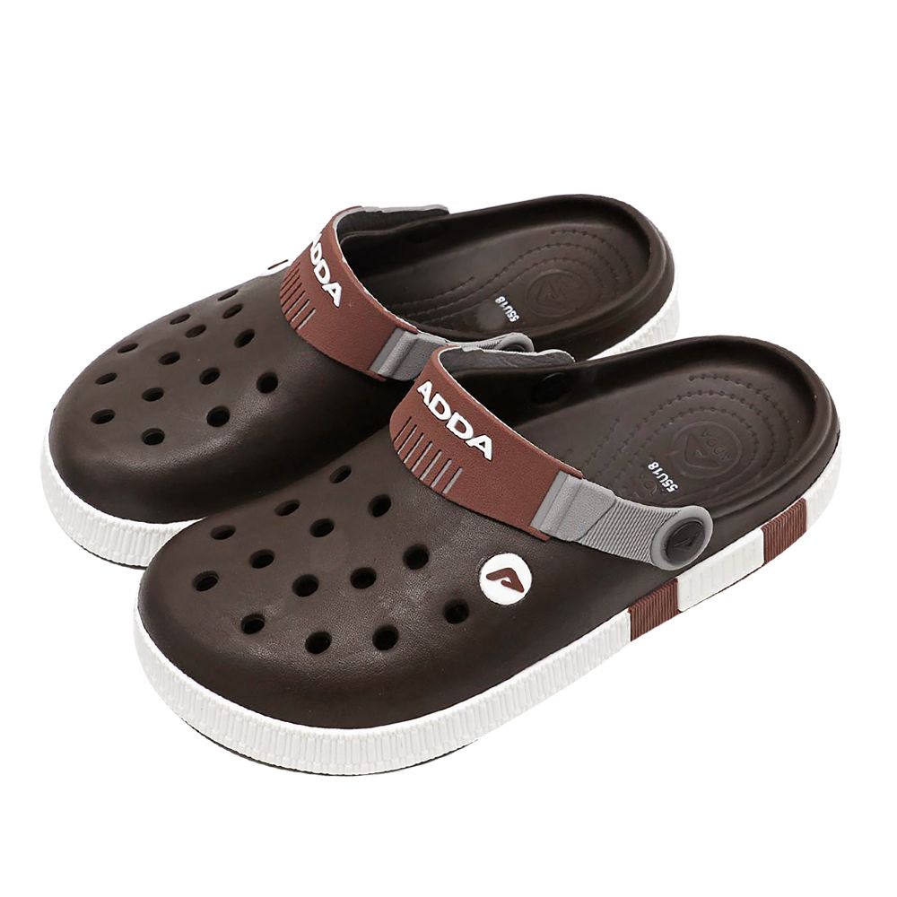 ADDA รองเท้าแตะสวมลำลองบุรุษสีน้ำตาล ไซส์ 9
