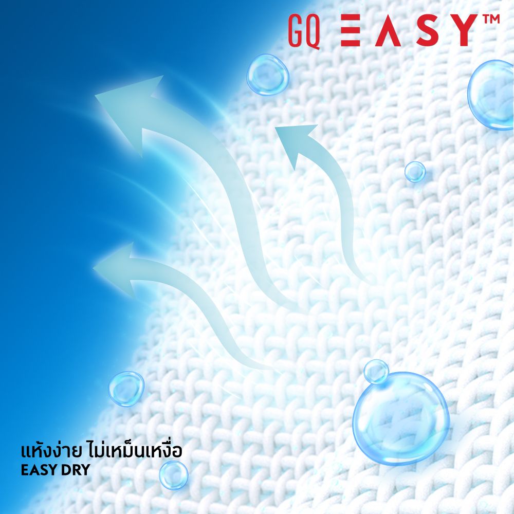 GQ EASY กางเกงกีฬาขาสั้นสีดำ M