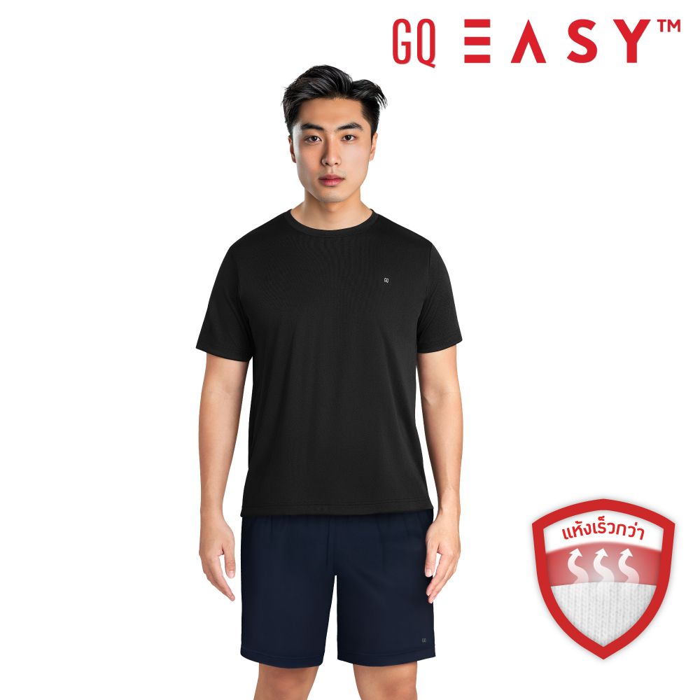 GQ EASY กางเกงกีฬาขาสั้นสีกรมท่า M