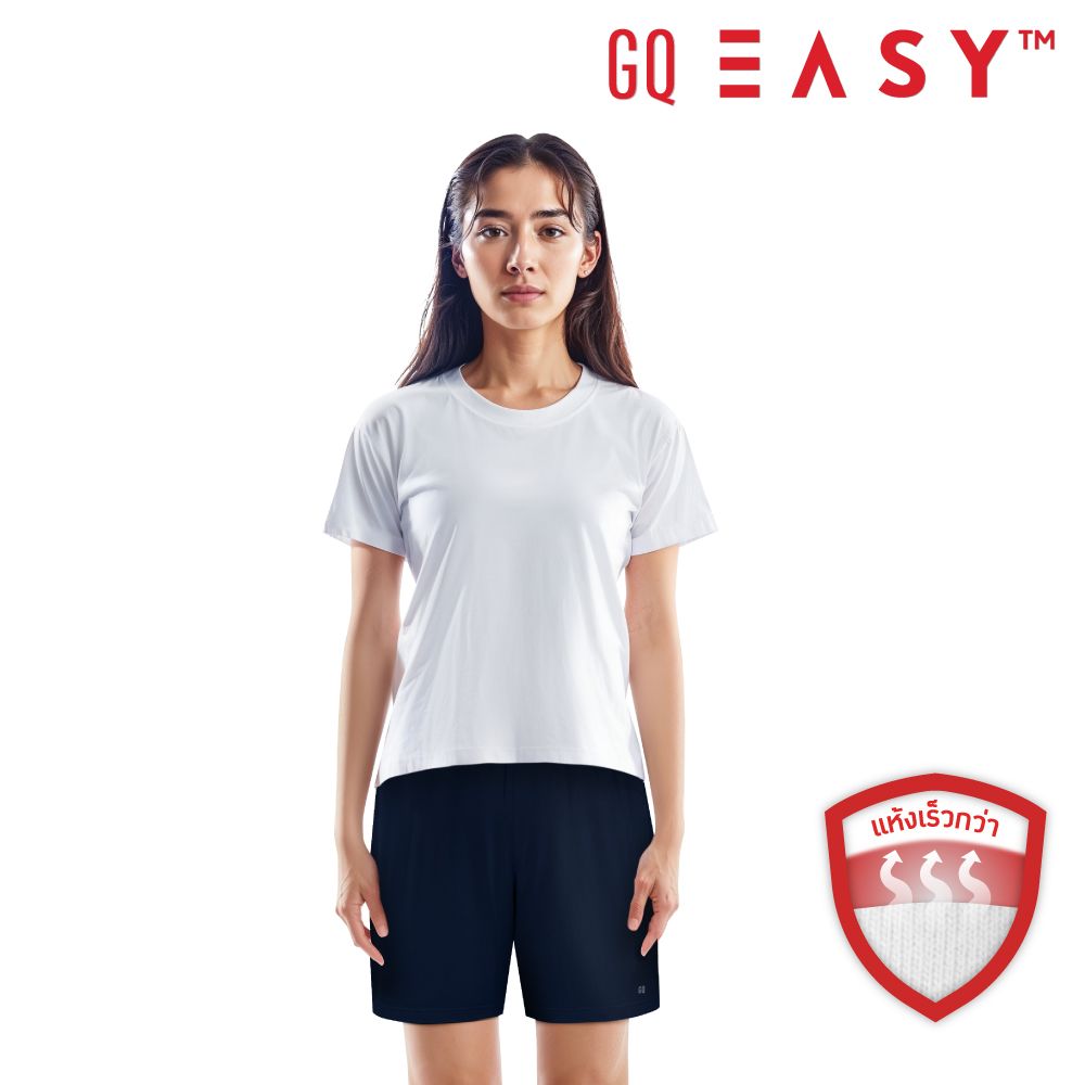 GQ EASY กางเกงกีฬาขาสั้นสีกรมท่า L