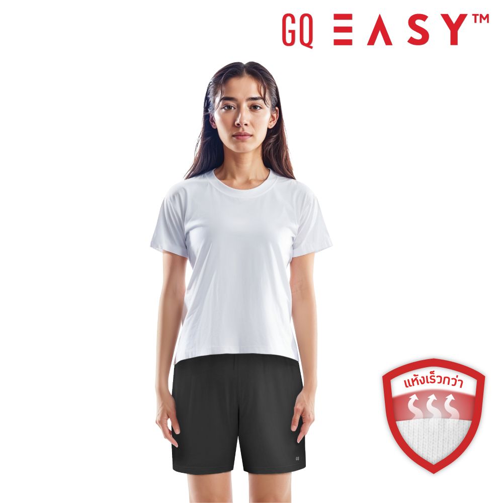 GQ EASY กางเกงกีฬาขาสั้นสีเทา L
