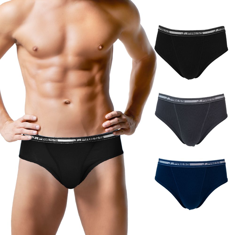 J.PRESS กางเกงชั้นในชายแพ็ค 3 ตัว คละสี ไซส์ M