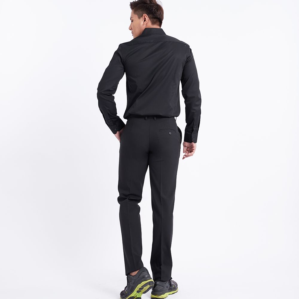 MESTYLE เสื้อแขนยาวเข้ารูป สีดำ ไซซ์ 17