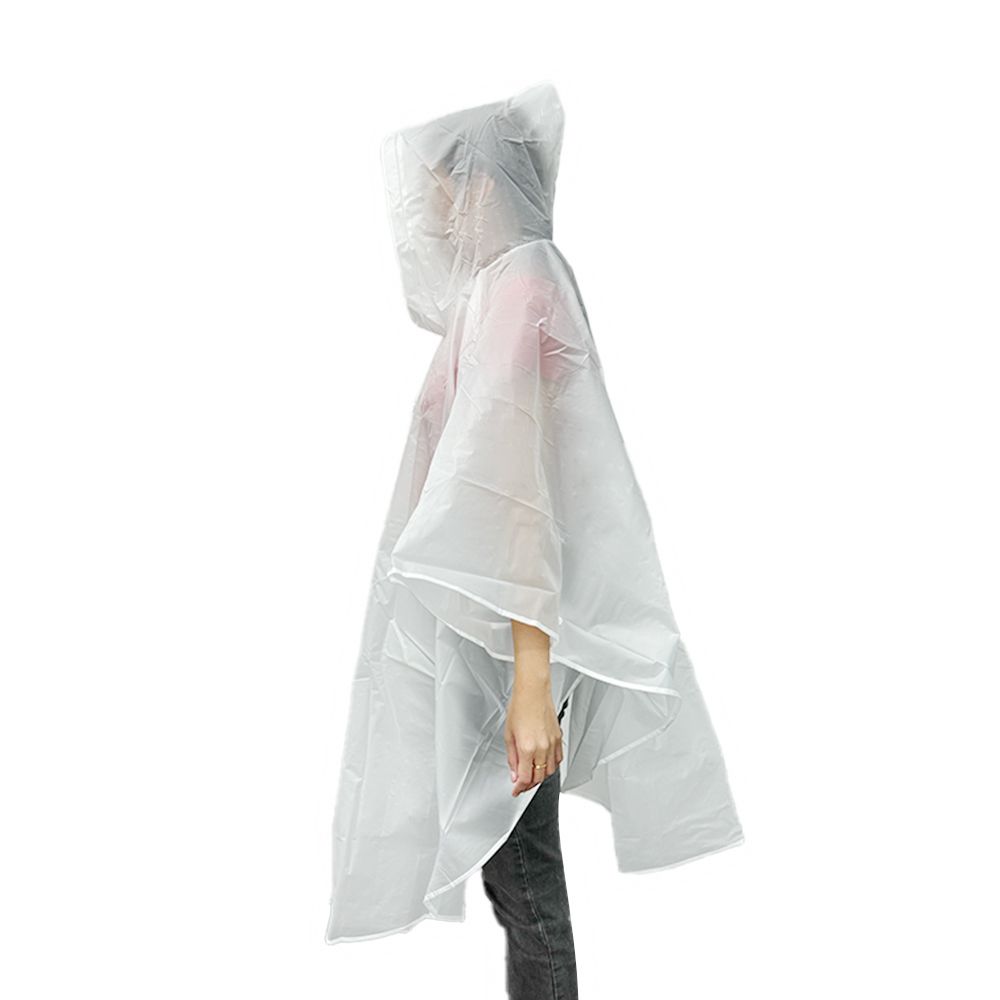 เสื้อกันฝนค้างคาว สีขาว