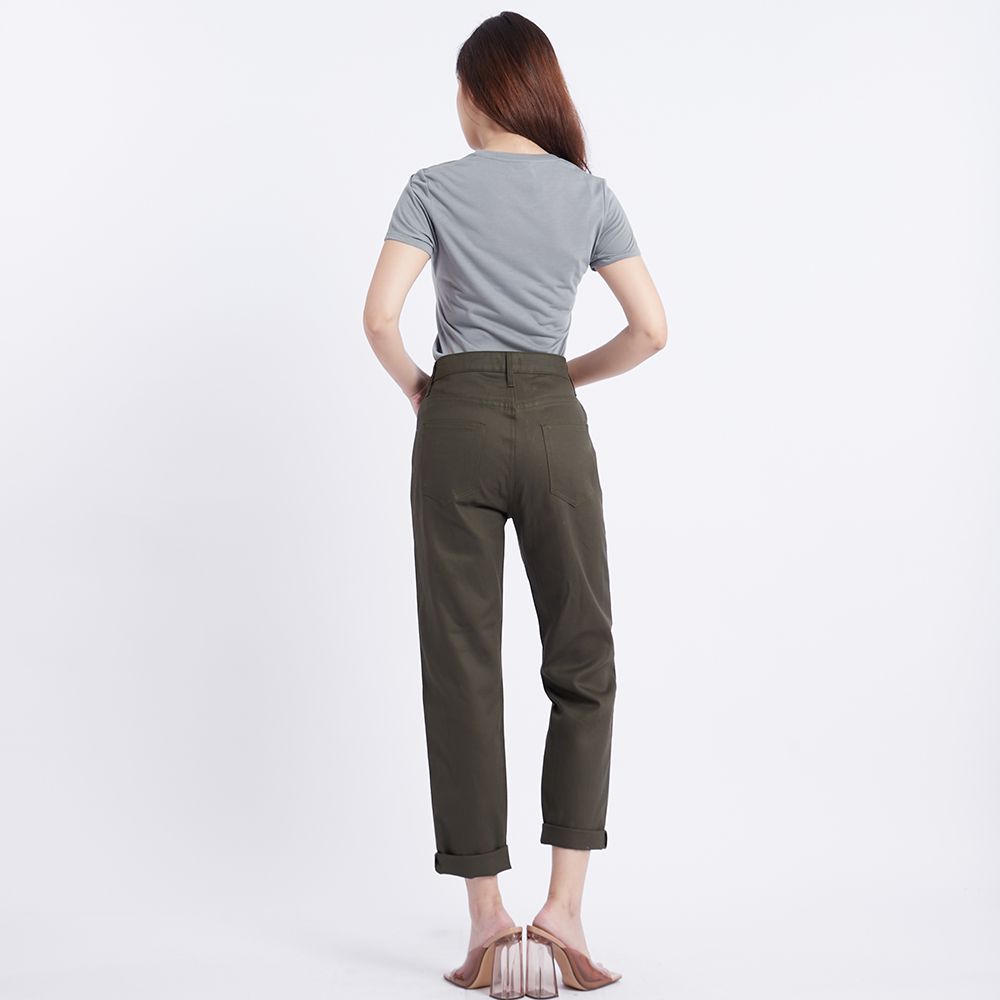 MESTYLE เสื้อคอกลมสีพื้น เทา ไซซ์ M