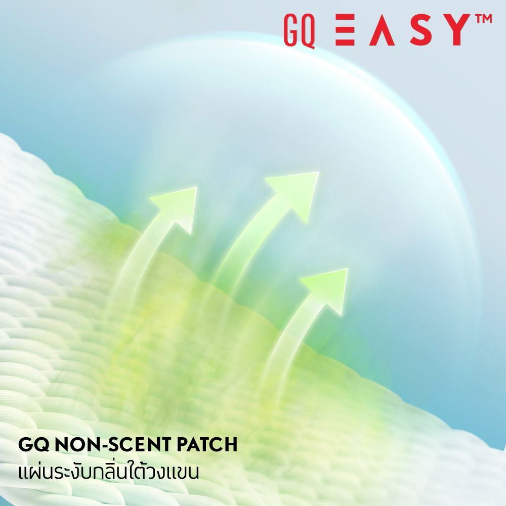 GQ EASY เสื้อโปโลแขนสั้นสีฟ้า M