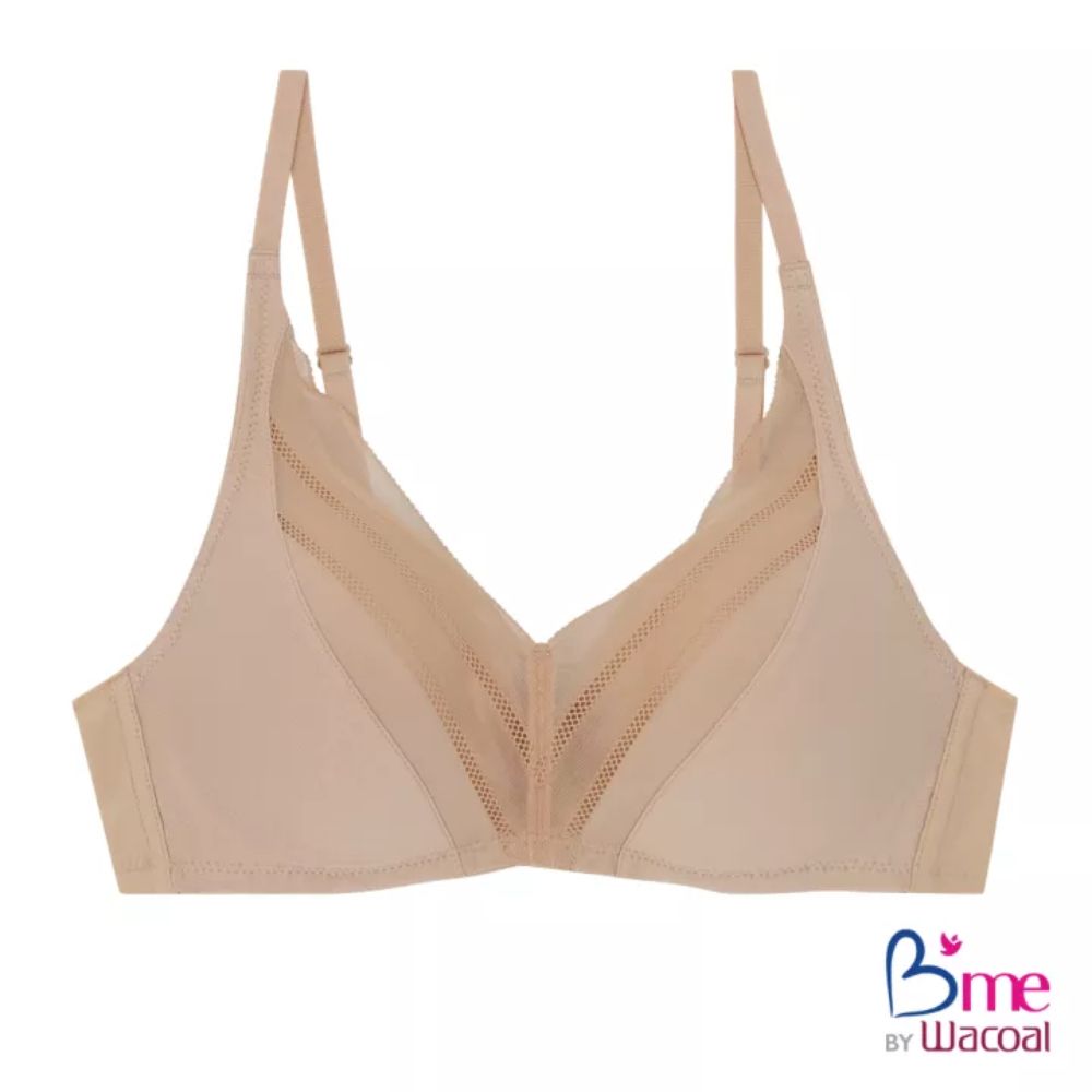 BME NONWIRE BRA FULL CUP BEIGE M
