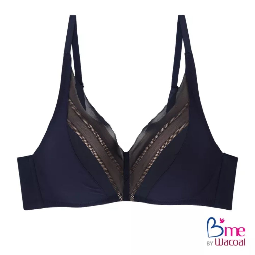 BME NONWIRE BRA FULL CUP NAVY L