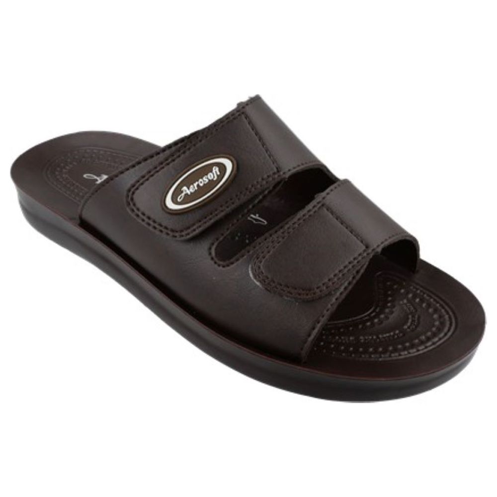AEROSOFT รองเท้าแตะชาย น้ำตาล ไซส์ 41