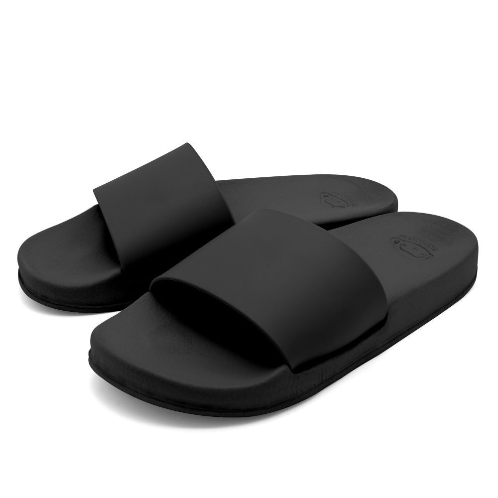 MONOBO รองเท้าแตะสตรี สีดำ SIZE 6