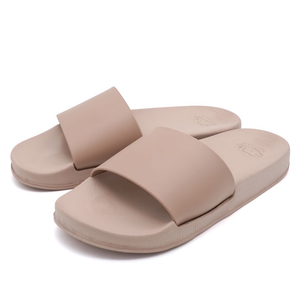 MONOBO รองเท้าแตะสตรี สีครีม SIZE 7