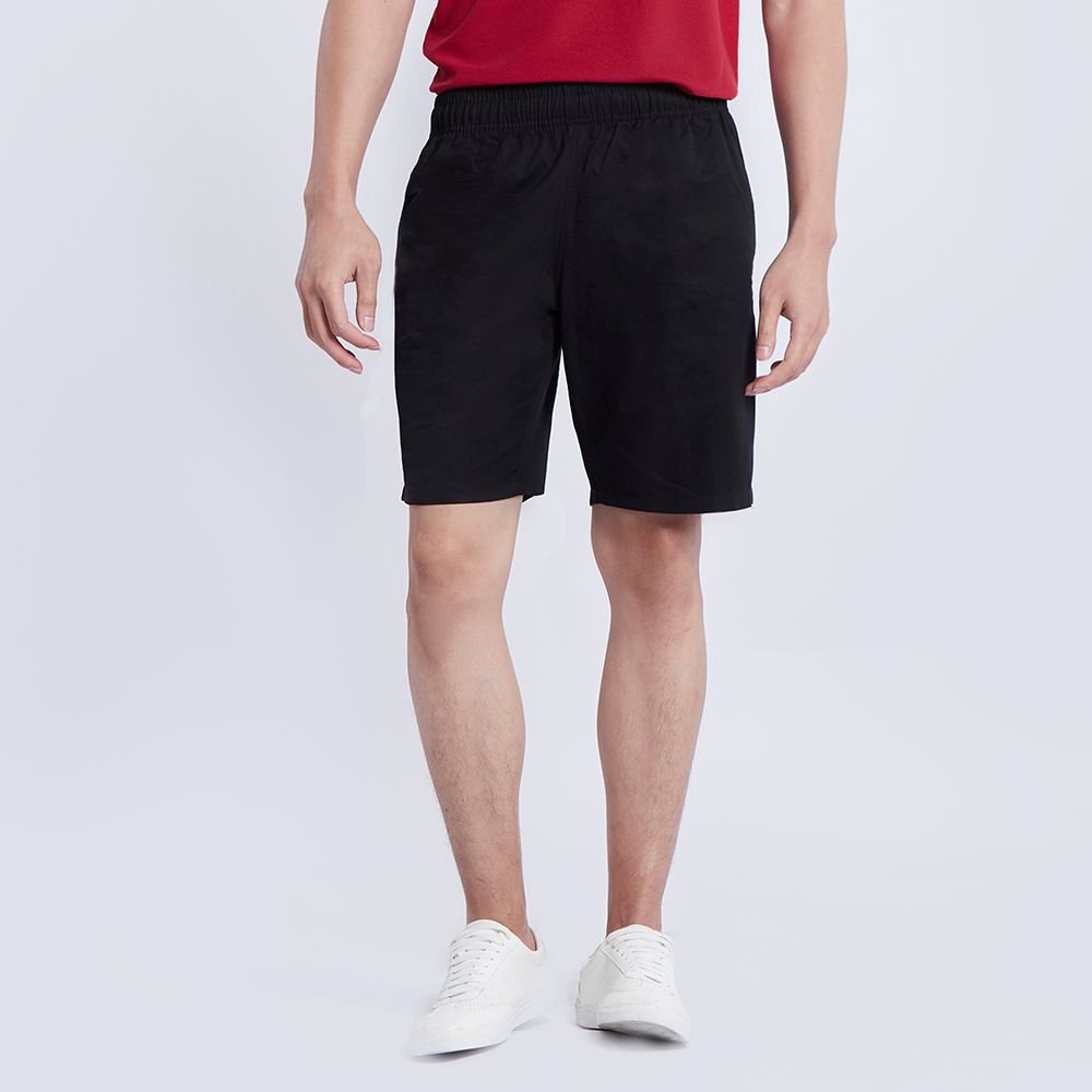 MESTYLE กางเกงขาสั้นพื้น สีดำ ไซซ์ M