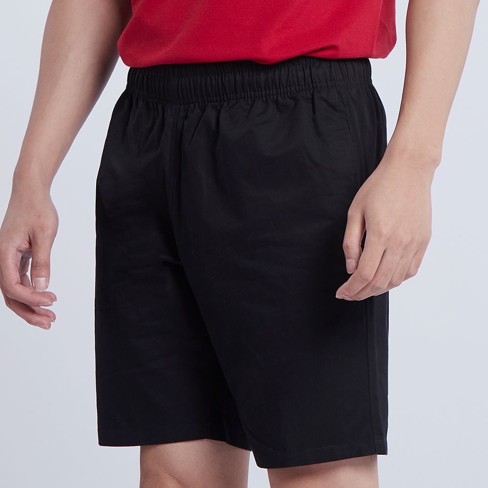 MESTYLE กางเกงขาสั้นพื้น สีดำ ไซซ์ M