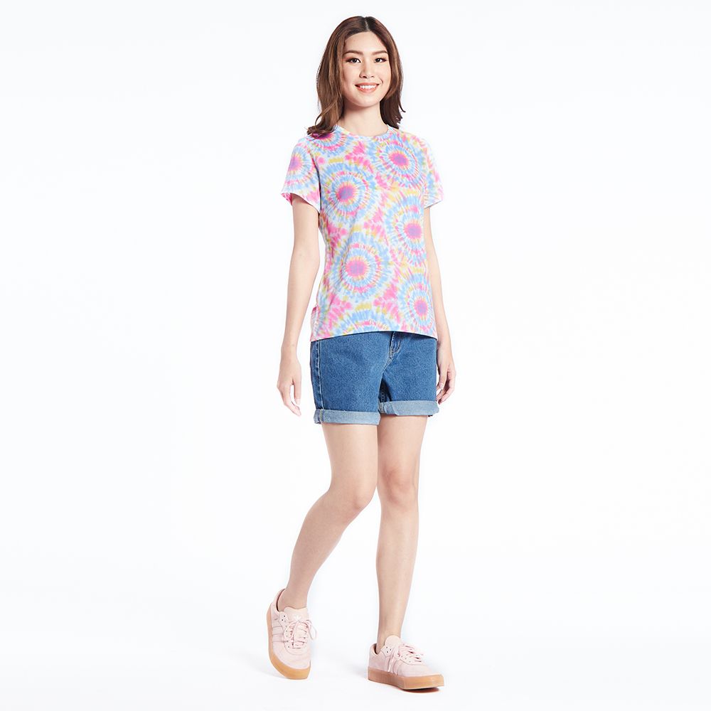 MESTYLE PRINTED T-SHIRT ORANGE SIZE S