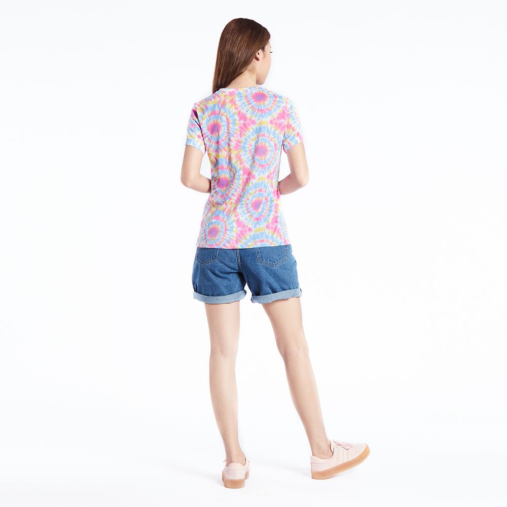 MESTYLE PRINTED T-SHIRT ORANGE SIZE S
