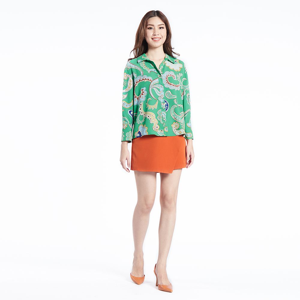 MESTYLE เสื้อ สีเขียว ไซซ์ M