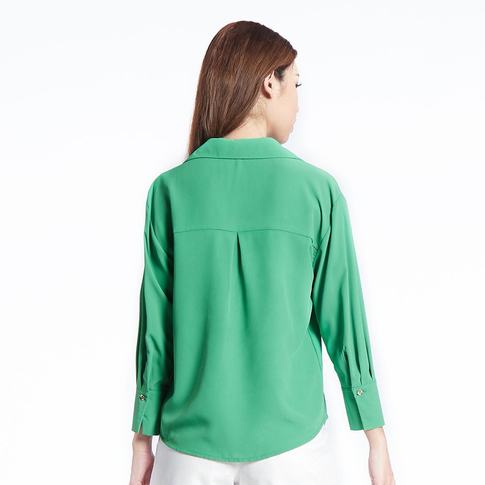 MESTYLE เสื้อ สีเขียว ไซซ์ M
