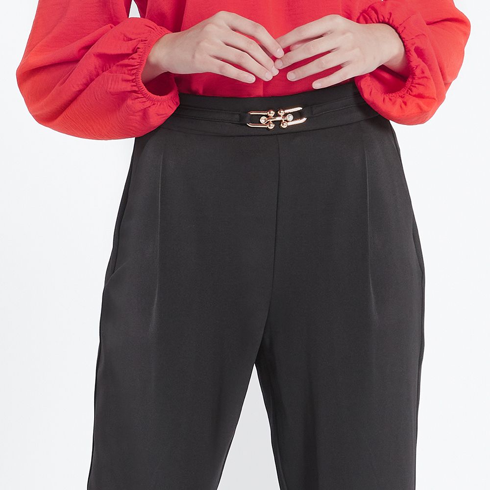 MESTYLE กางเกงขายาว สีดำ ไซซ์ S