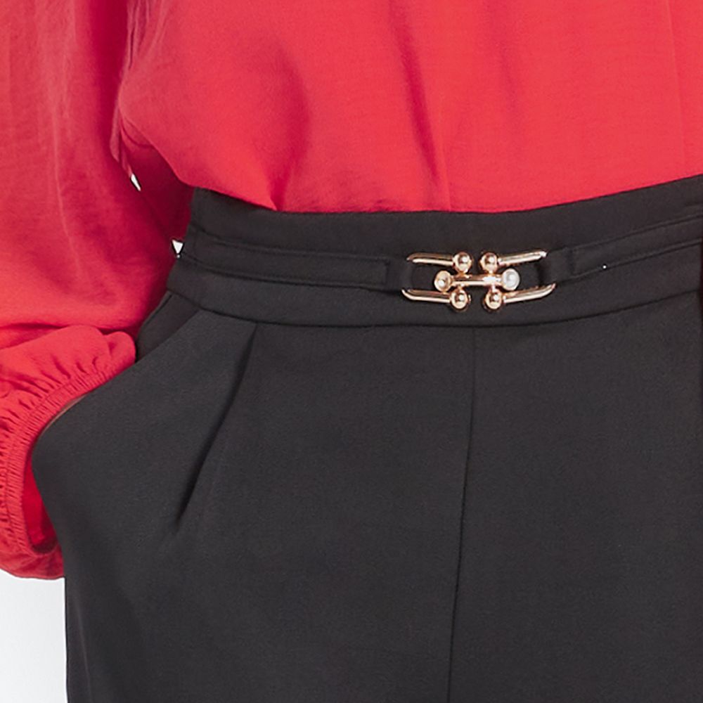 MESTYLE กางเกงขายาว สีดำ ไซซ์ S