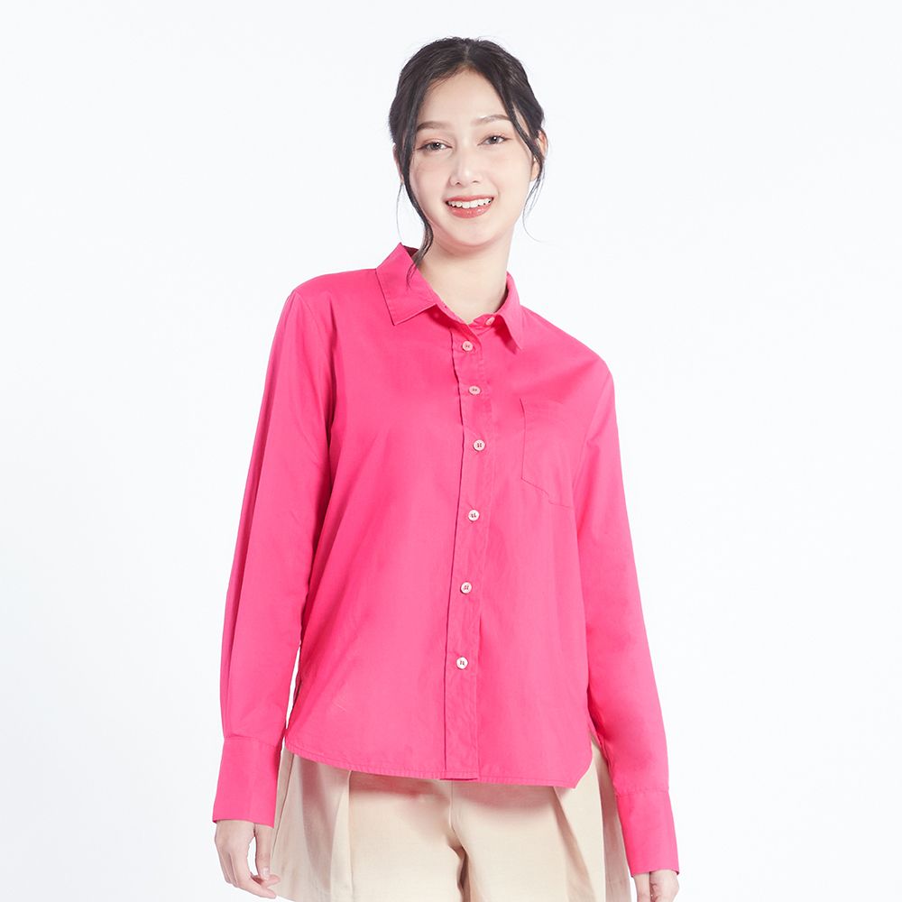 MESTYLE BLOUSE WITH DETAIL PINK SIZE M