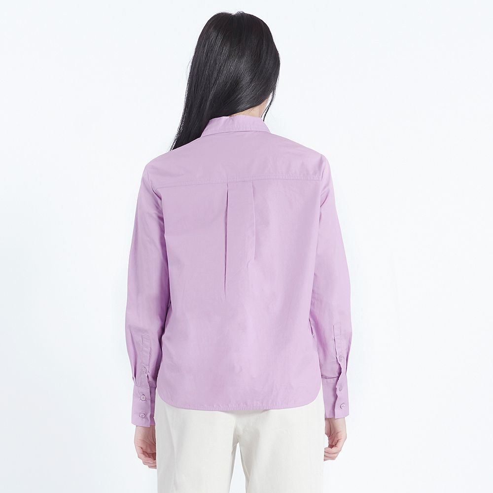 MESTYLE เสื้อแต่งดีเทล สีม่วง ไซซ์ S