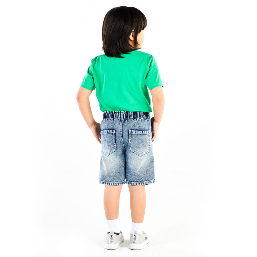 MESTYLE T-SHIRT YOUNG DESIGN LIGHT BLUE SIZE 5 YEAR