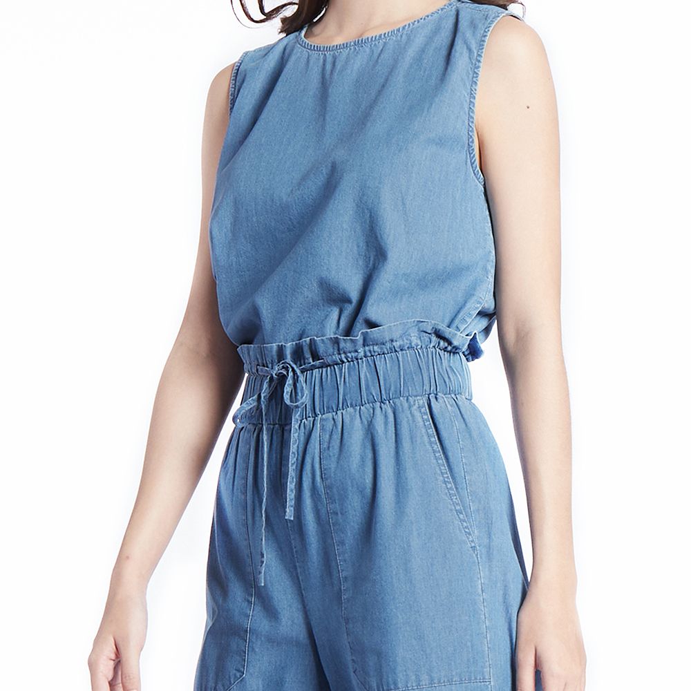 MESTYLE กางเกงยีนส์ขาบาน สีกลาง ไซซ์ S