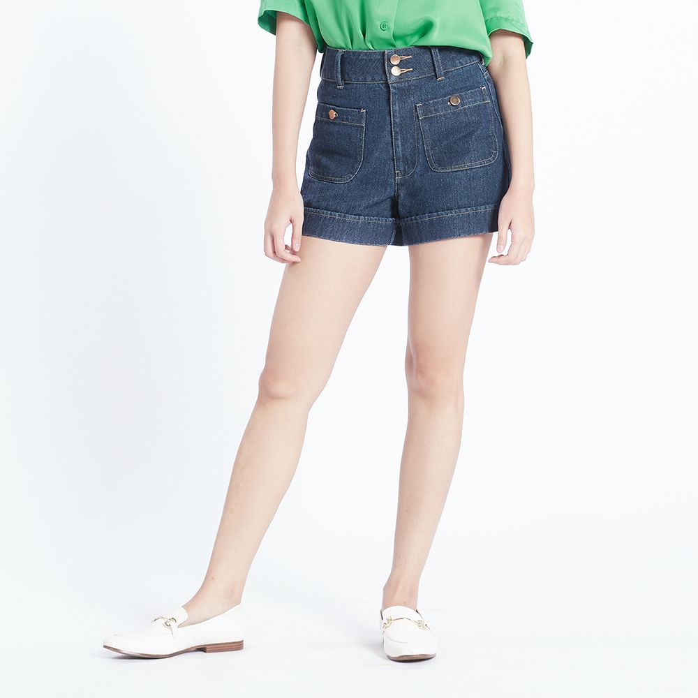 MESTYLE DENIM SHORTS DK BLUE SIZE XL