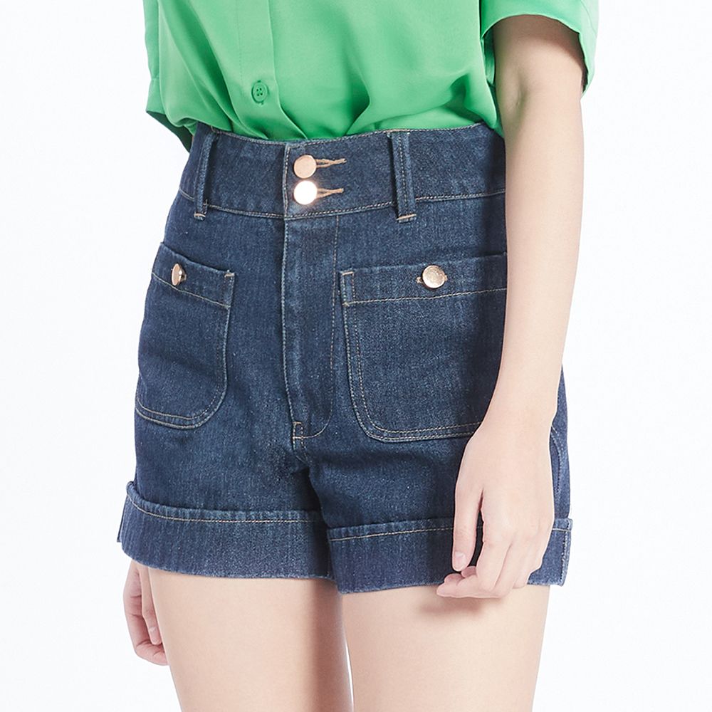 MESTYLE DENIM SHORTS DK BLUE SIZE XL