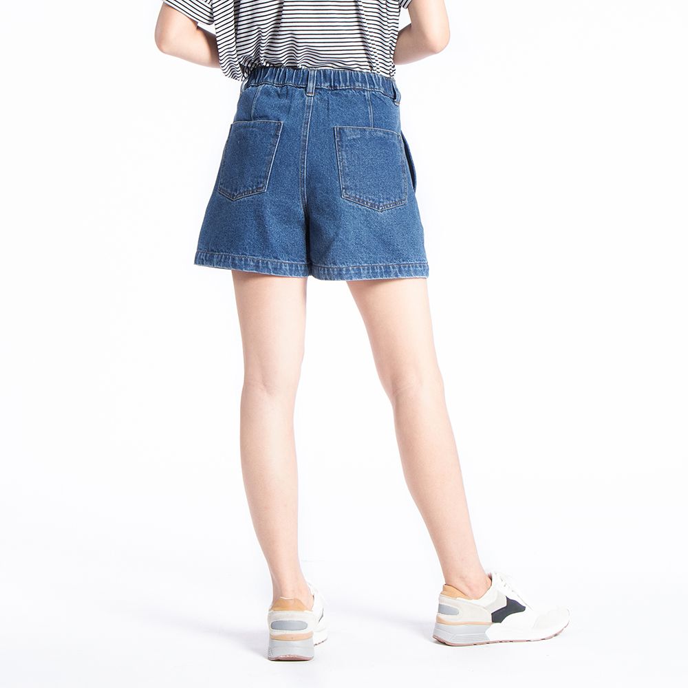 MESTYLE กางเกงยีนส์ขาสั้น สีกลาง ไซซ์ M