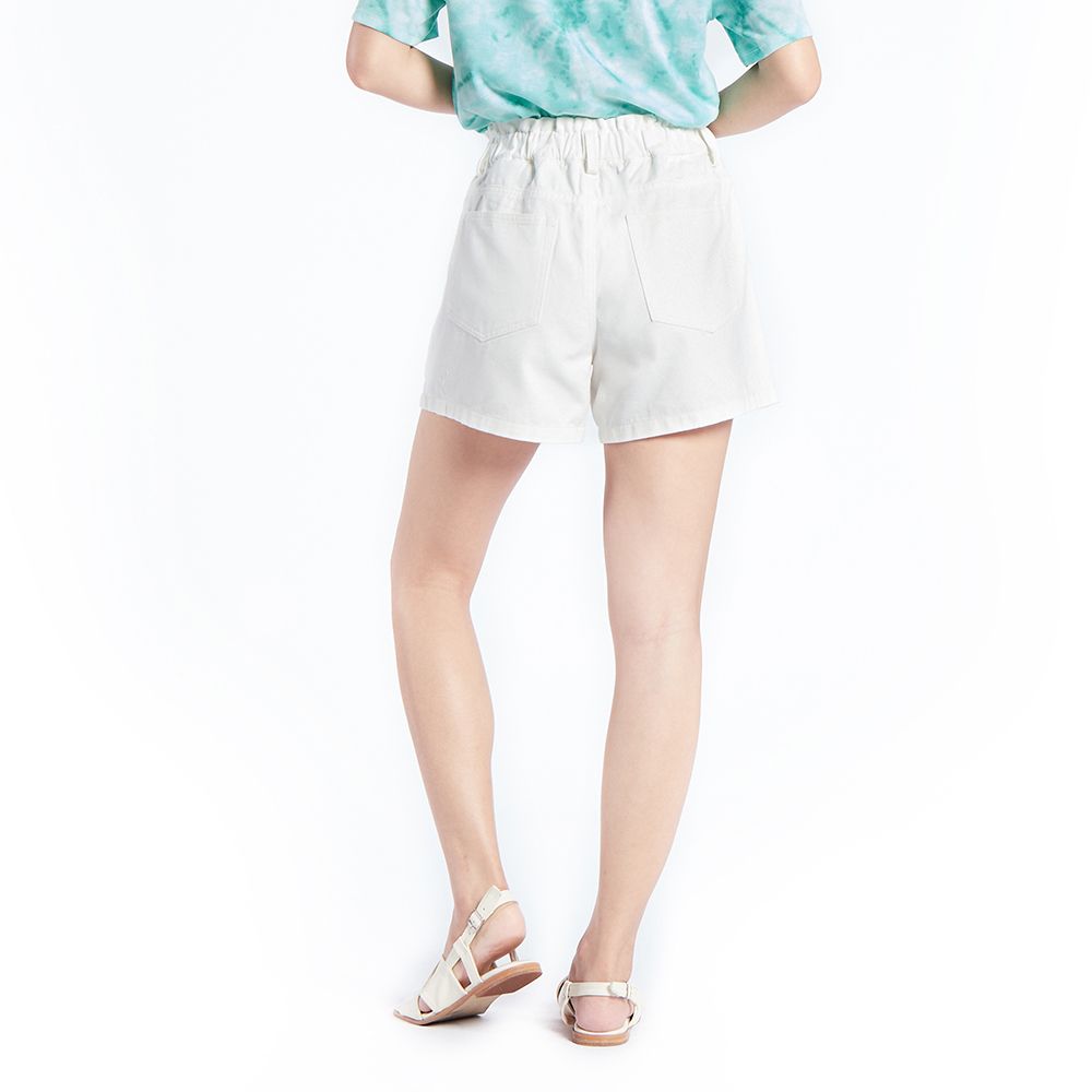 MESTYLE กางเกงขาสั้น สีขาวครีม ไซซ์ S