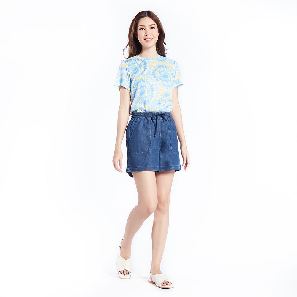 MESTYLE กางเกงยีนส์ขาสั้น สีกลาง ไซซ์ XL