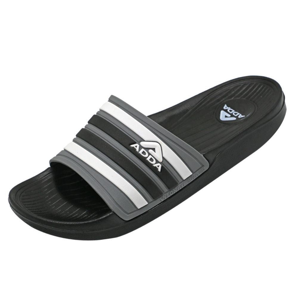 ADDA รองเท้าแตะสตรี เทา ไซส์ 8
