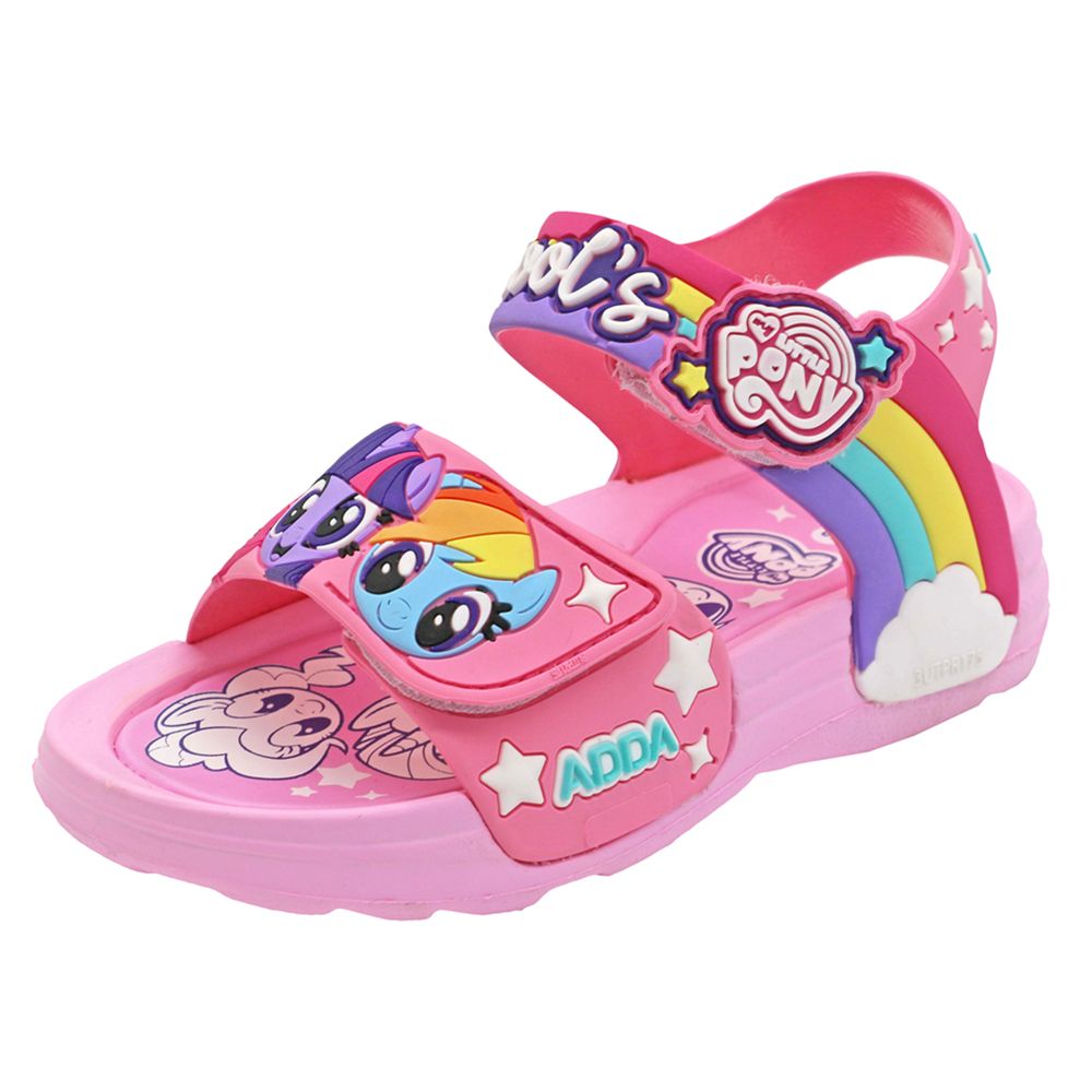 ADDAรองเท้าเด็กหญิงรัดส้น PONY สีชมพู SIZE 12