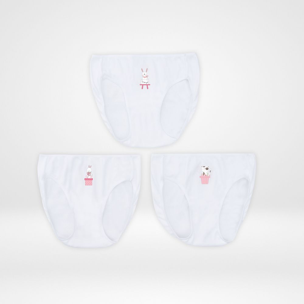 คาร์สัน กางเกงในเด็กหญิง ไซส์ XL แพ็ค 3 (คละลาย)