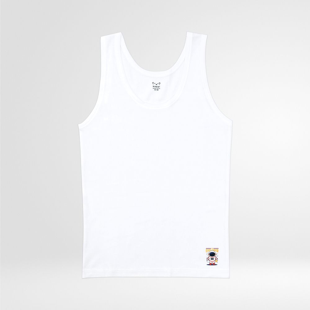 คาร์สัน เสื้อกล้ามเด็กชาย สีขาว ไซส์ L แพ็ค 1 (คละลาย)