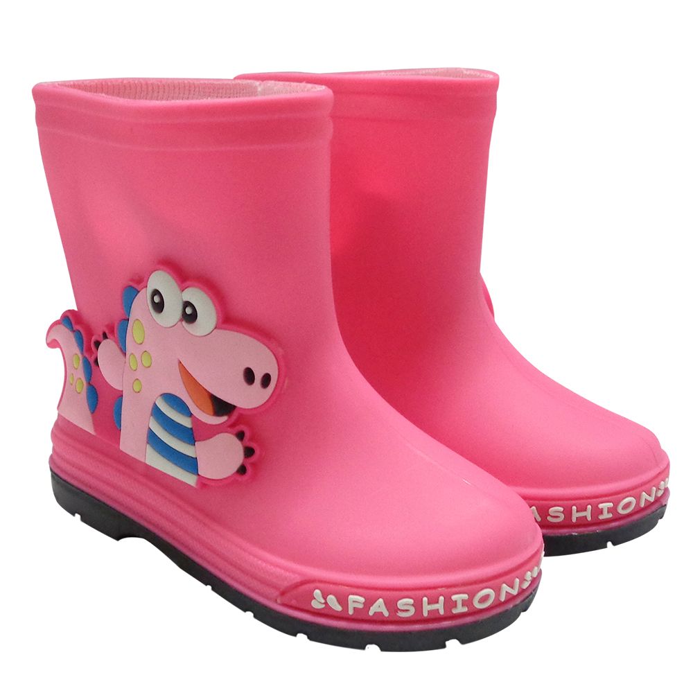 รองเท้าบูทเด็กสีชมพู ไซส์ 29